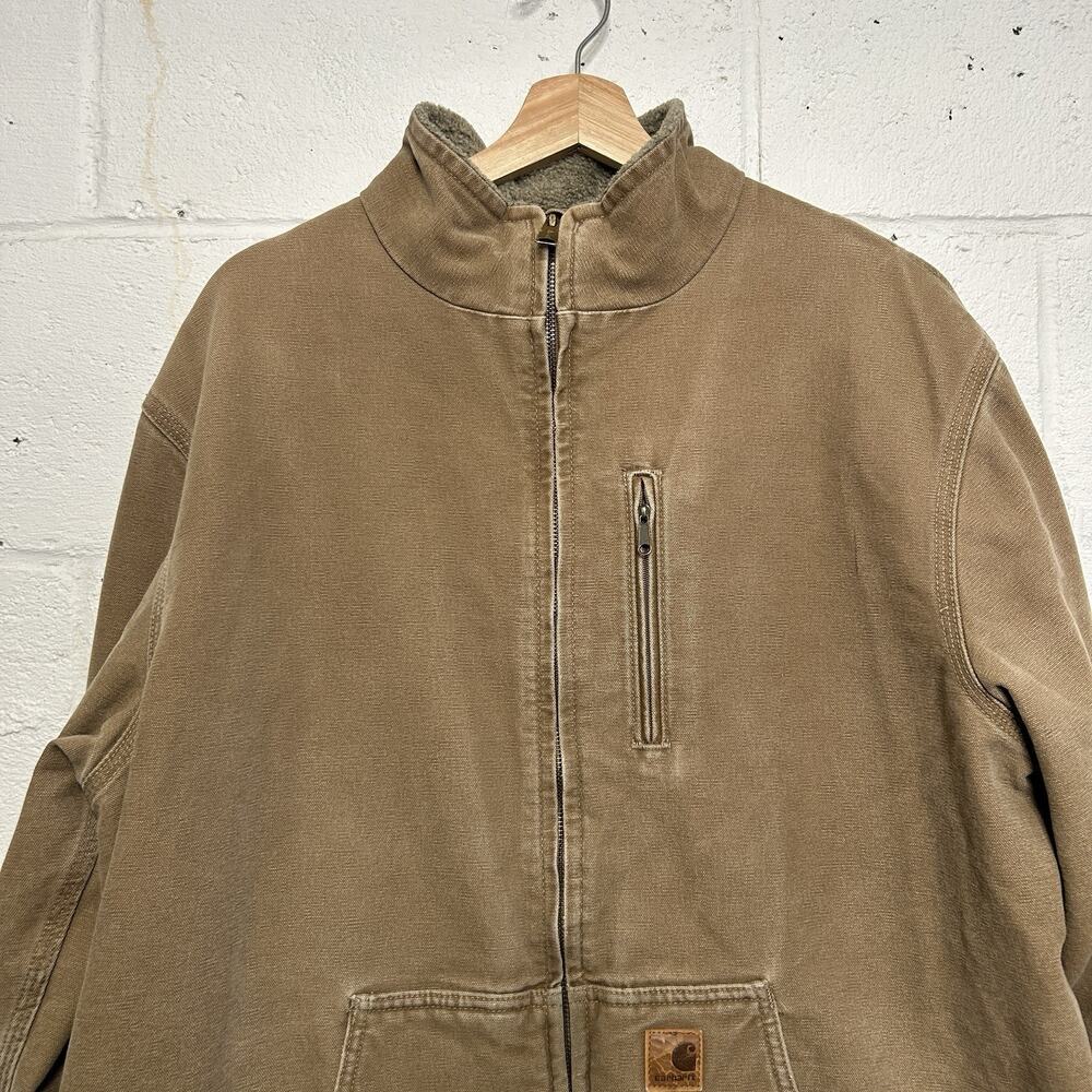 Vintage Carhartt Sherpa-Lined Muskegon “Frontier Brown” - Picture 3 of 14